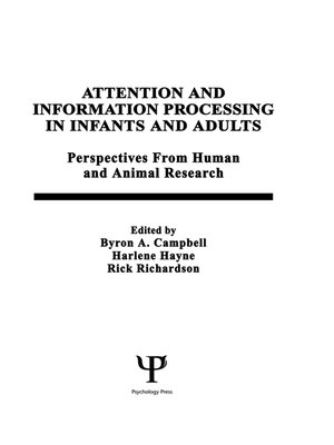 cover image of Attention and information Processing in infants and Adults